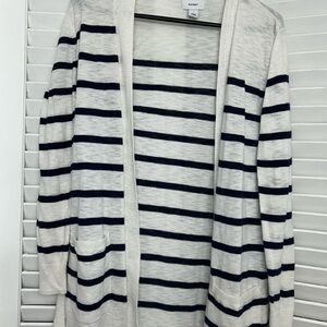 Stripped Cardigan